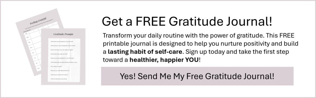 Gratitude journal download banner